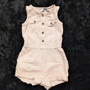 8 for $12 / Old Navy Orange Striped Kids Romper